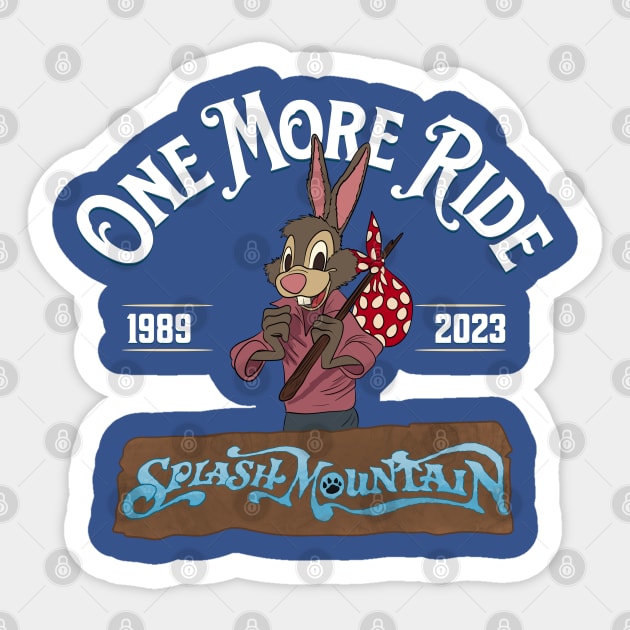Splash mountain ride Sticker by Polynesian Vibes